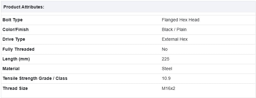 E7 Head Bolt Mack 20706538, 400GC39M4