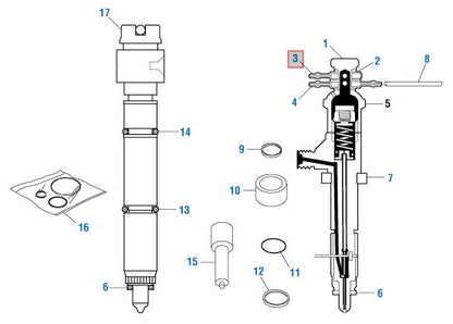 Single Nozzle Banjo Drain Fitting OE: 498GB28A PAI: EFT-2656