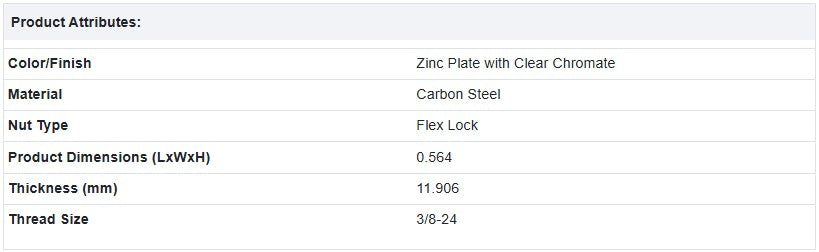 Locking Nut Mack 20705836, 21AX852